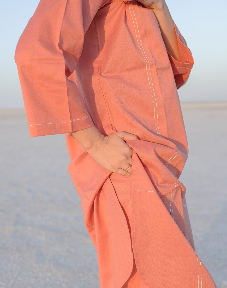 Melon Peach Co-ord Set