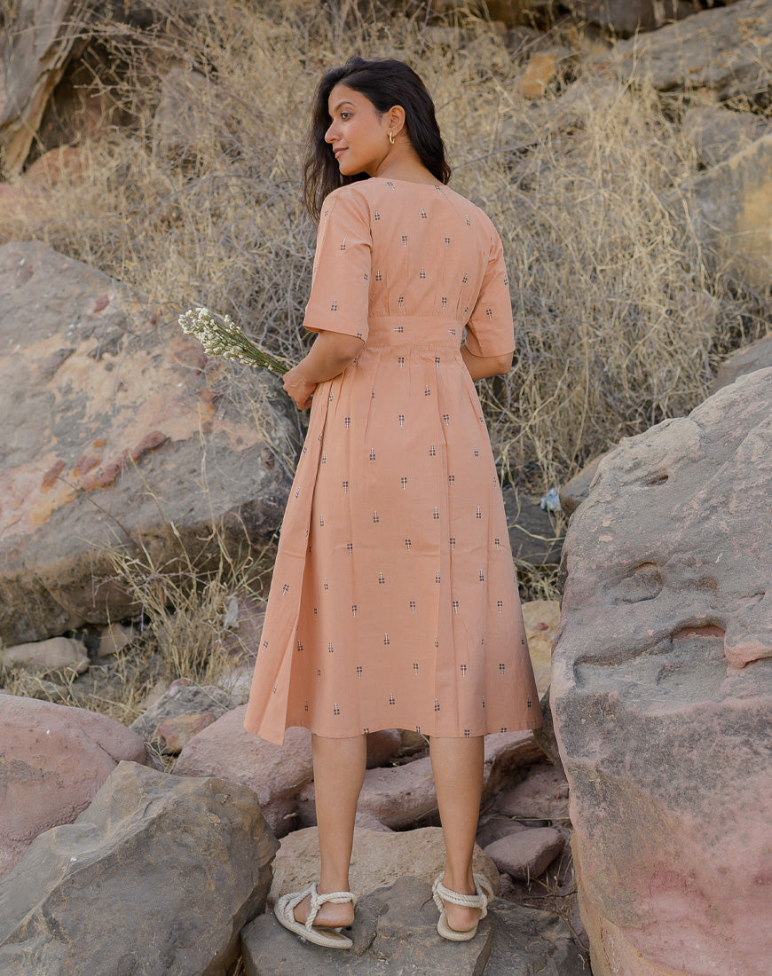 Melon Peach Dress