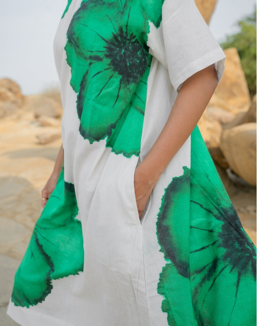 Moss Green Dress