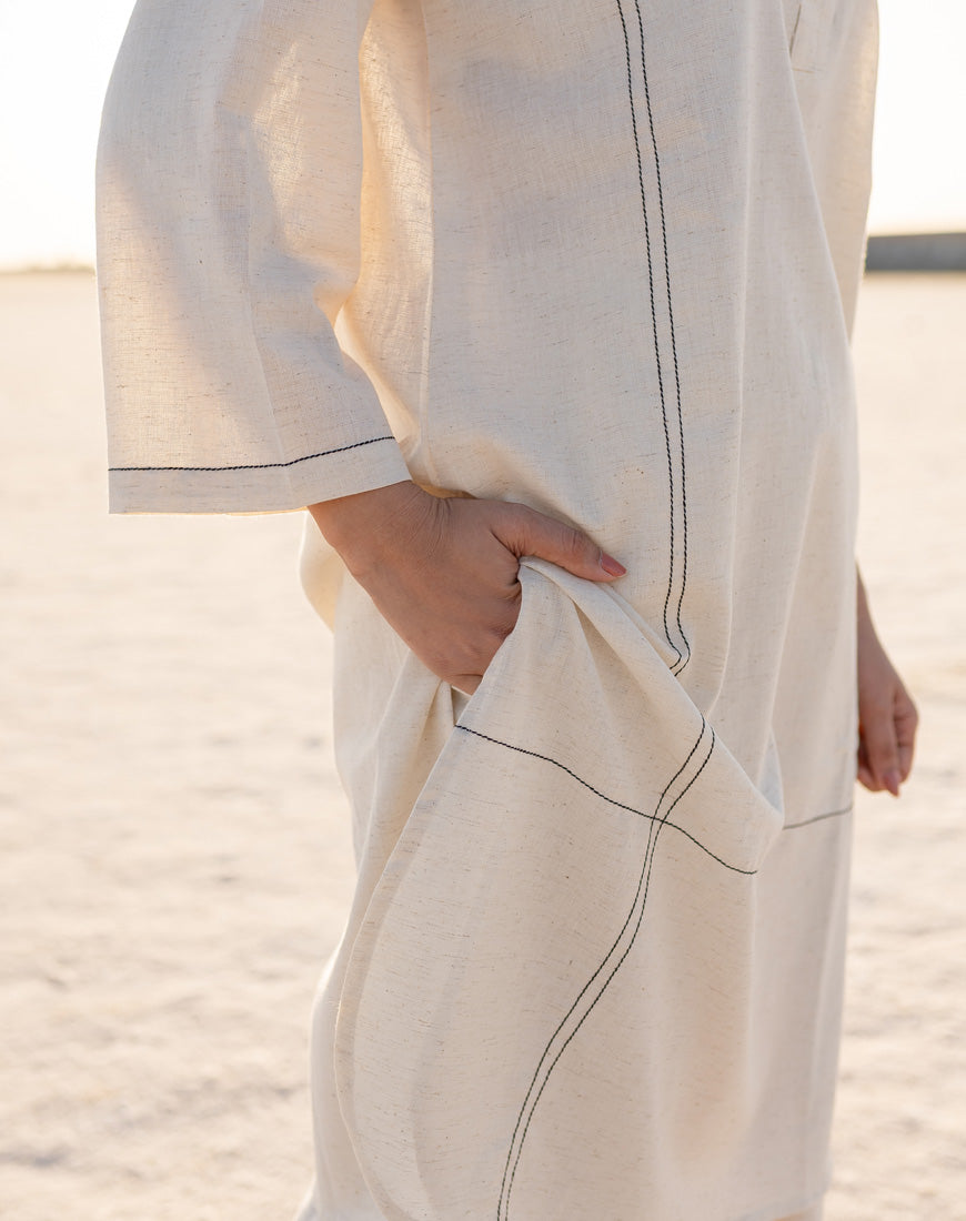 Natural Cream Co-ord Set