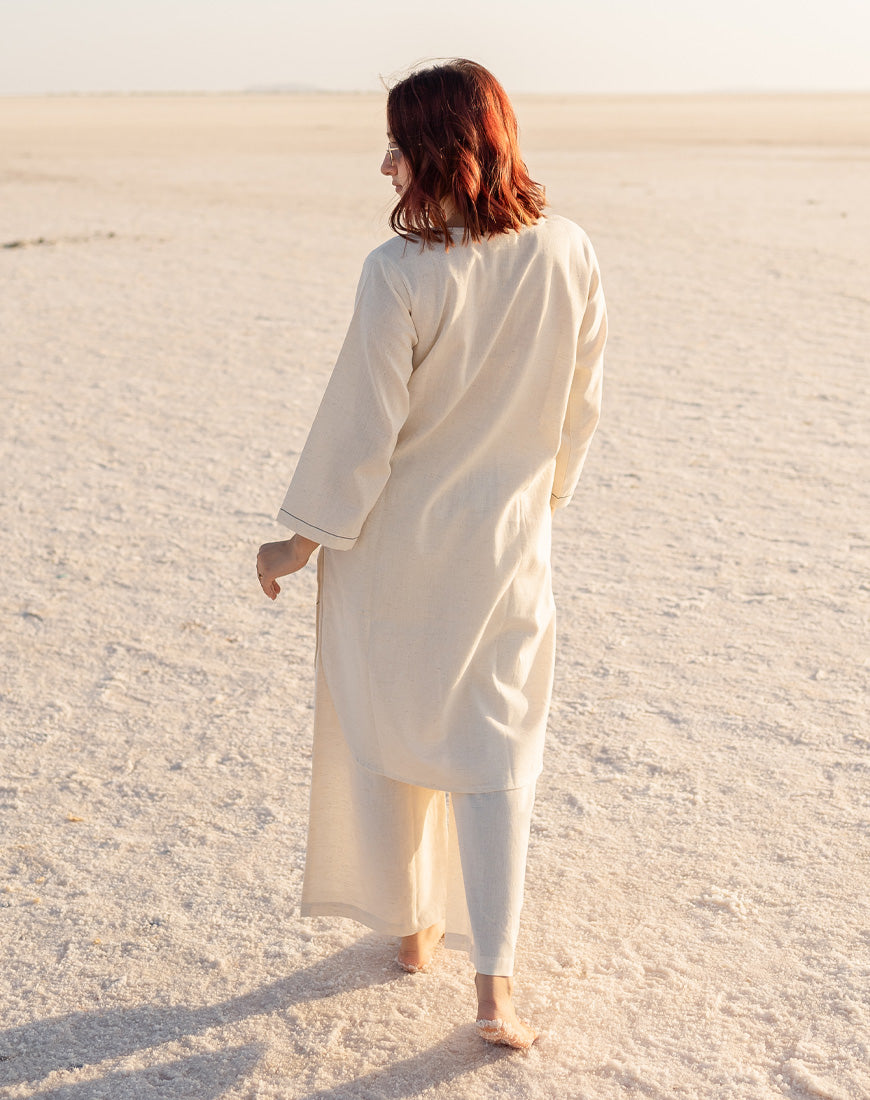 Natural Cream Co-ord Set