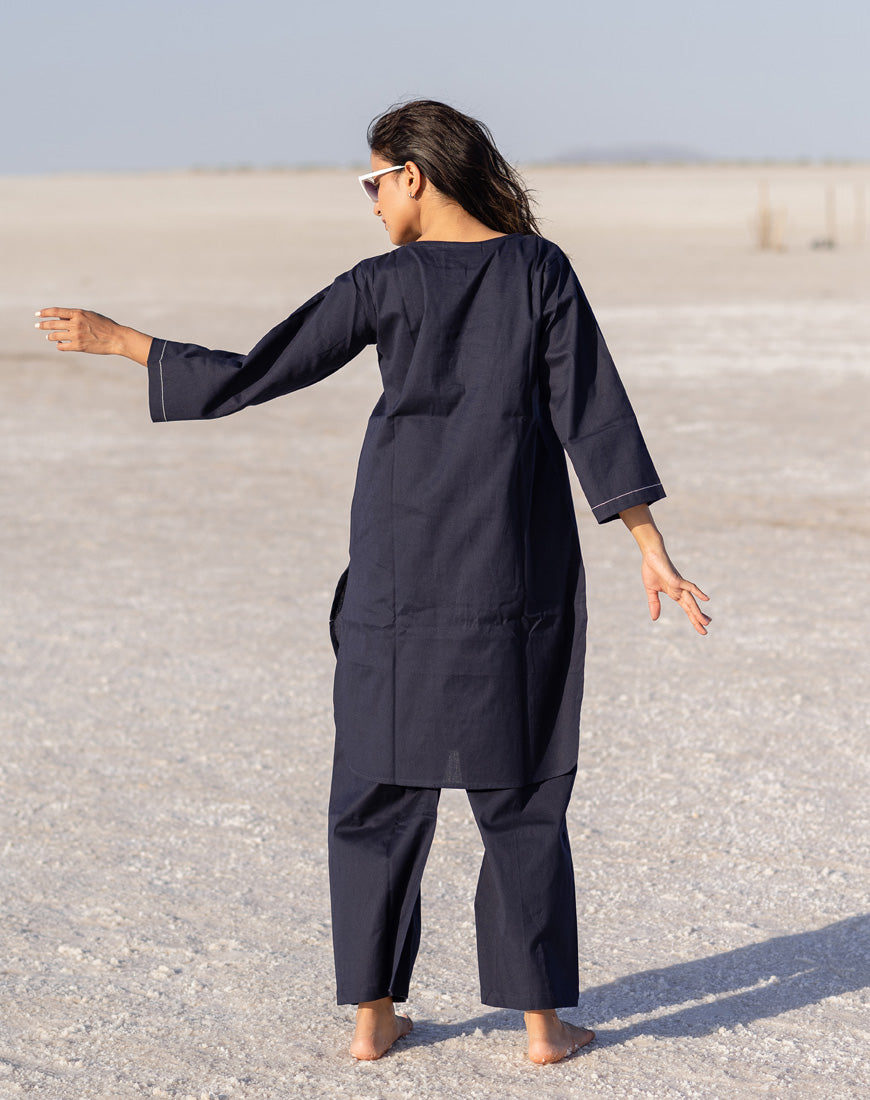 Night Blue Co-ord Set