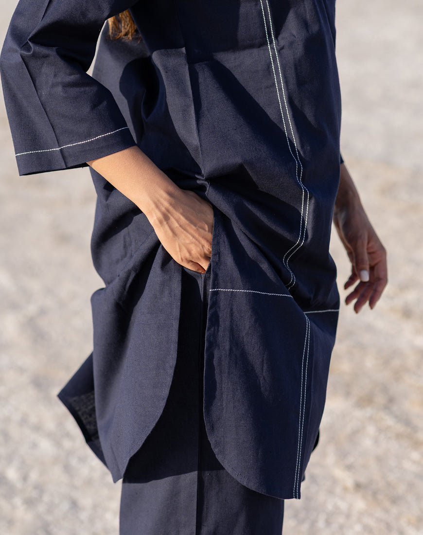 Night Blue Co-ord Set