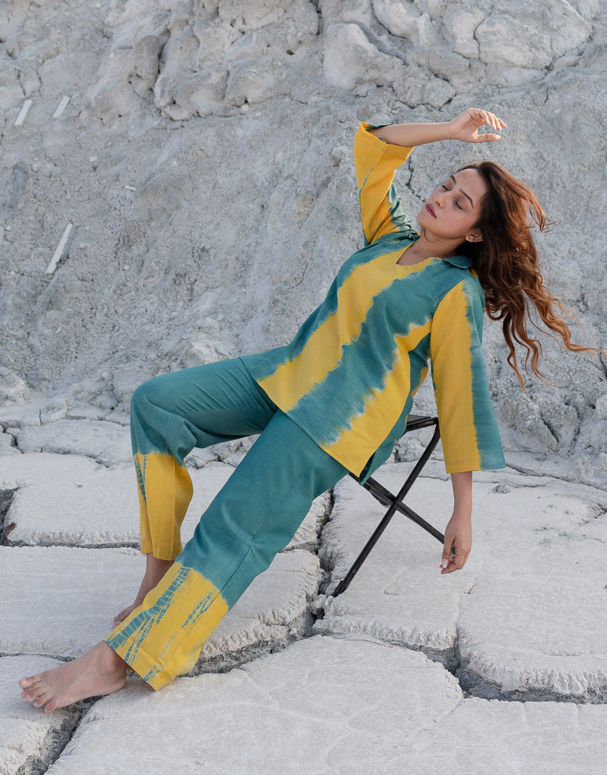 Nimbu Mirchi Tie-Dye Co-ord Set