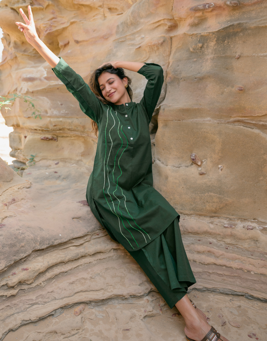 Okra Green Co-ord Set