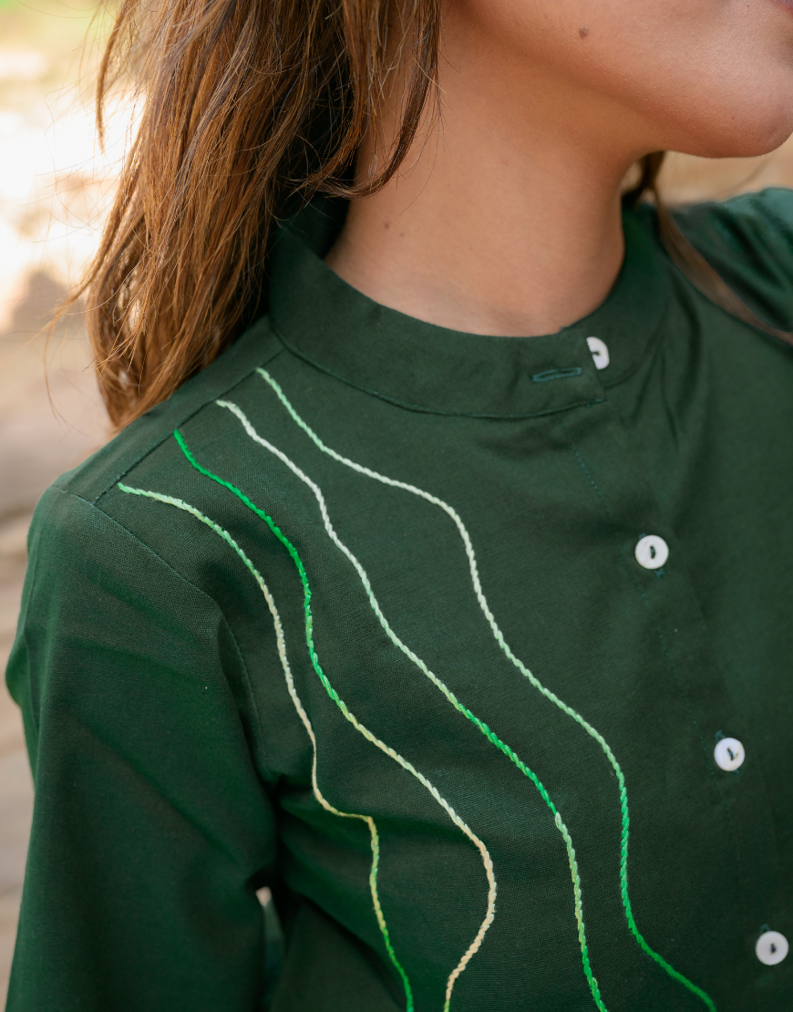 Okra Green Co-ord Set