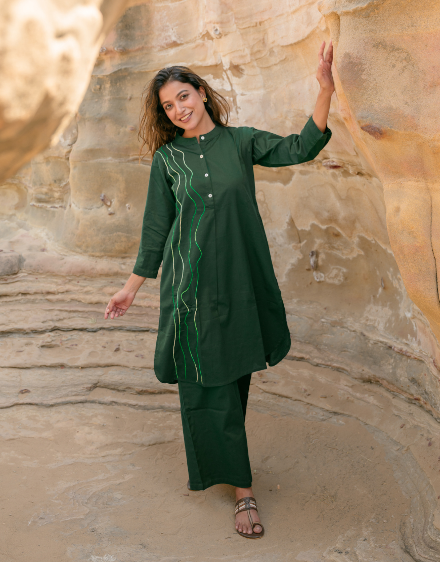 Okra Green Co-ord Set