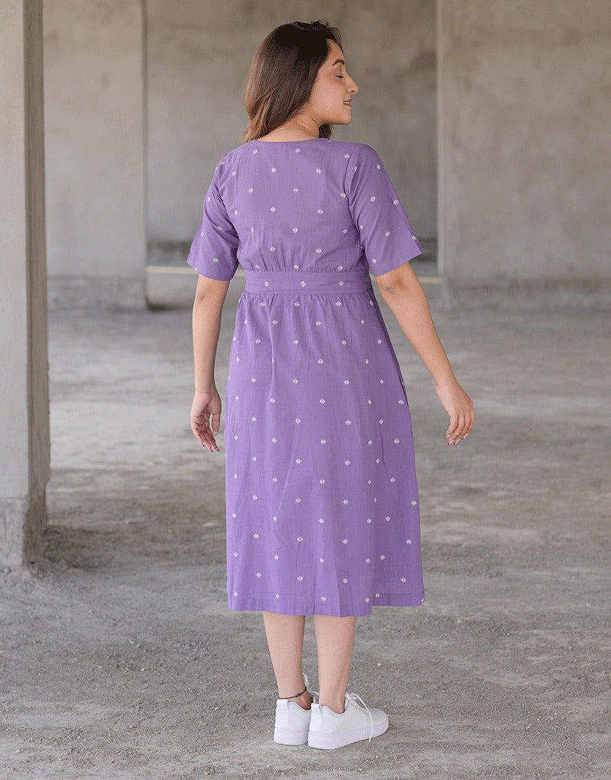 Orchid Bloom Weave Dress