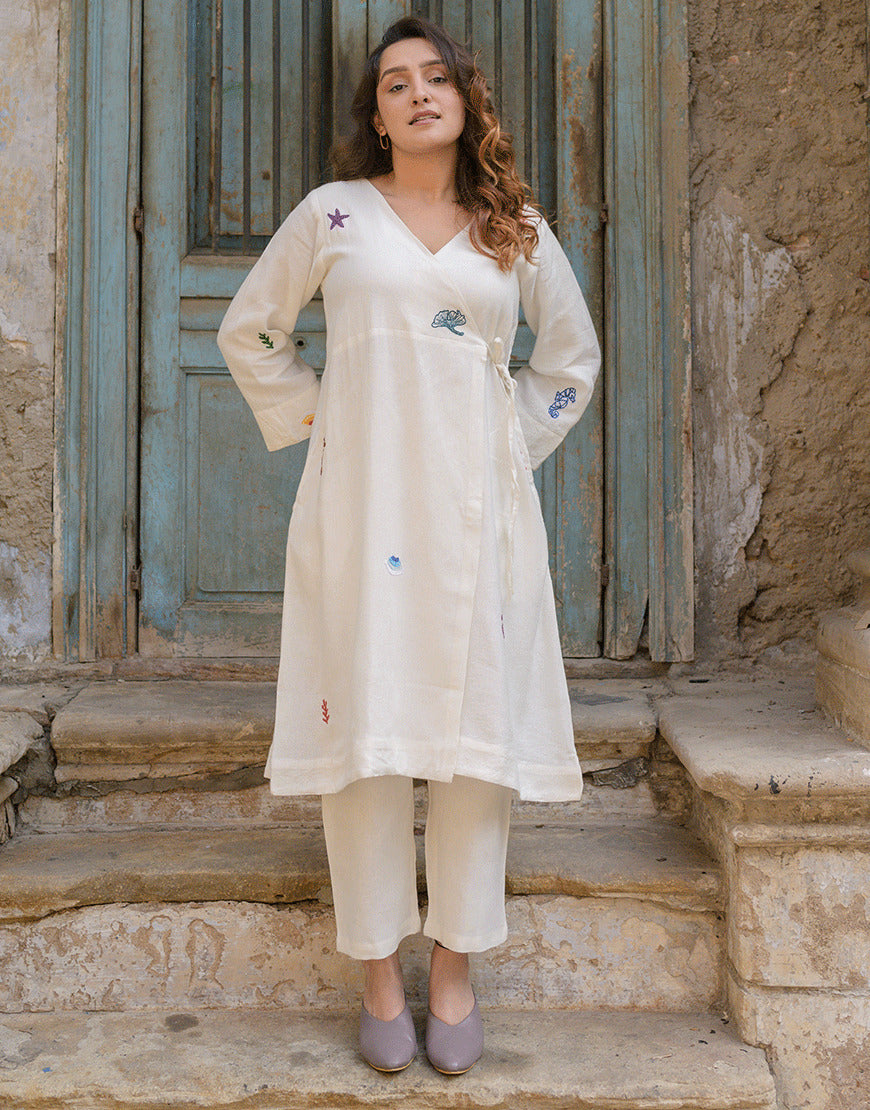 Pearl White Co-ord Set