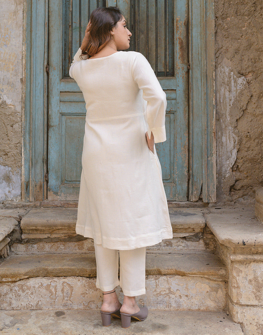 Pearl White Co-ord Set