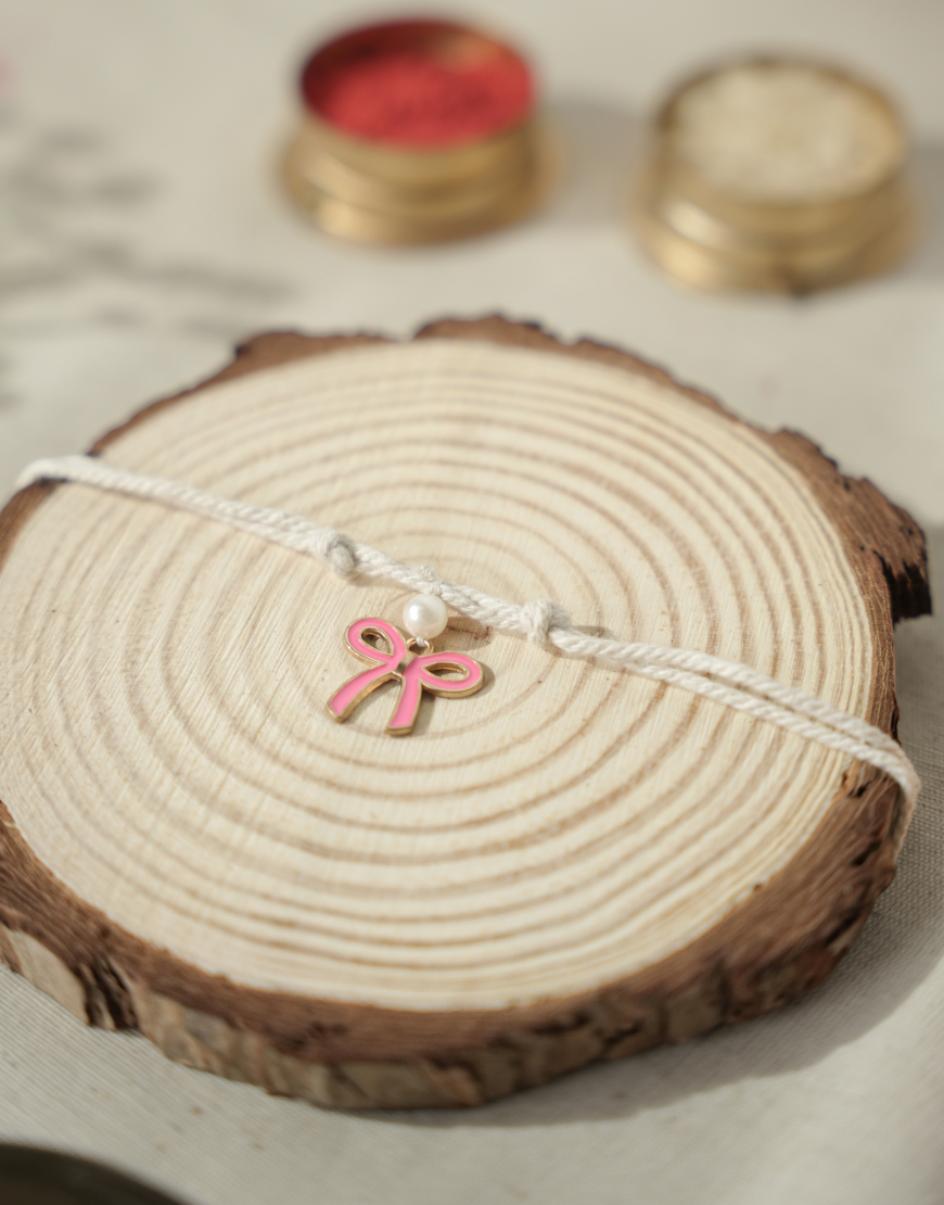 Pink Charm Rakhi