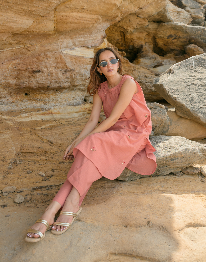Popsicle Peach Co-ord Set