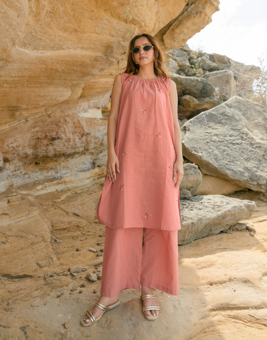 Popsicle Peach Co-ord Set