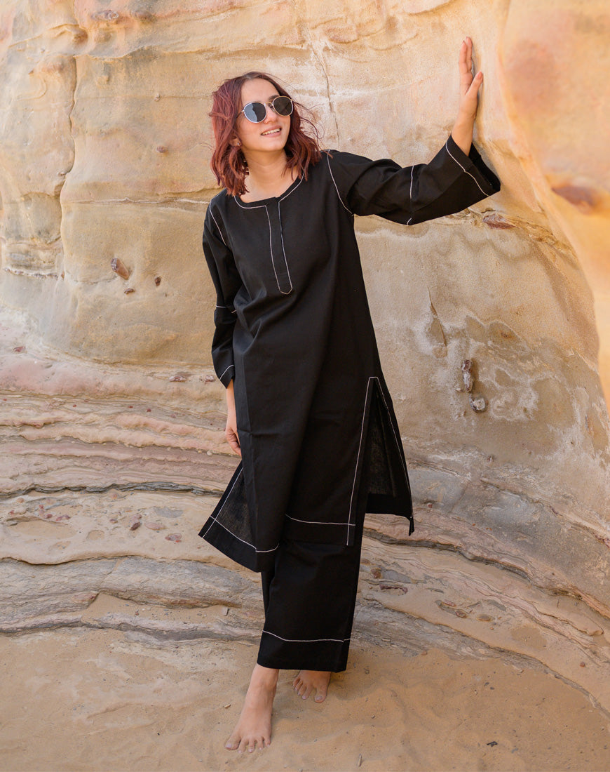 Power Black Co-ord