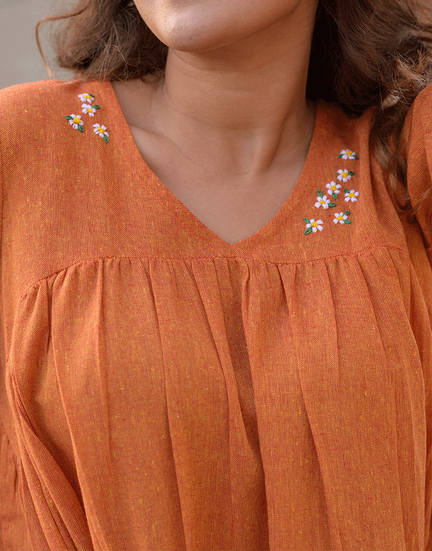 Pumpkin Orange Co-ord Set