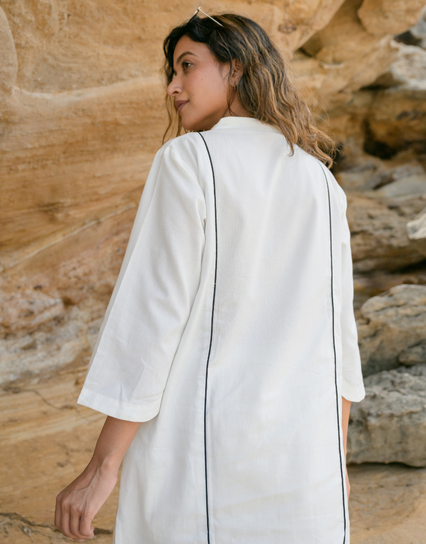 Retro White Co-ord Set