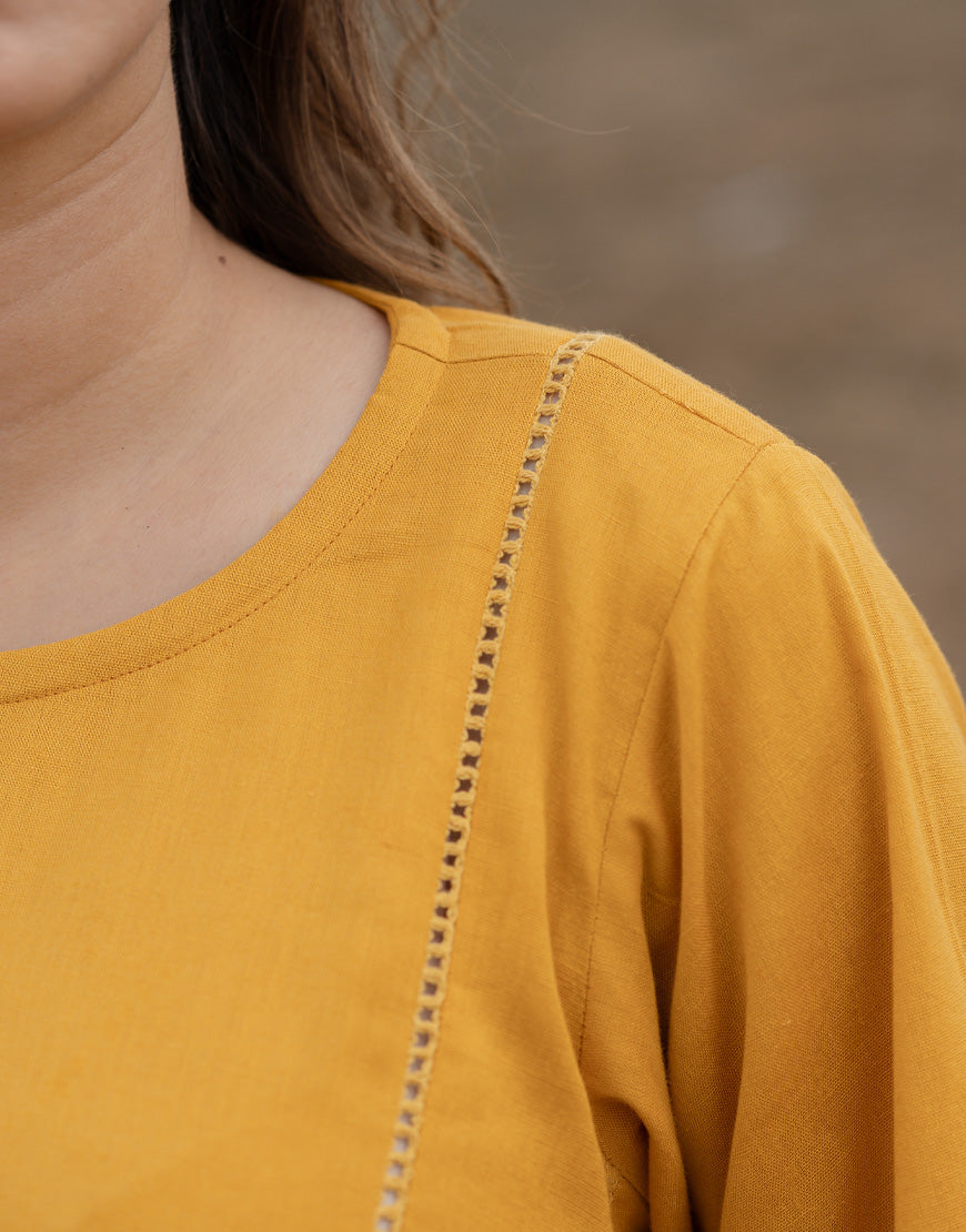 Saffron Yellow Breeze Dress