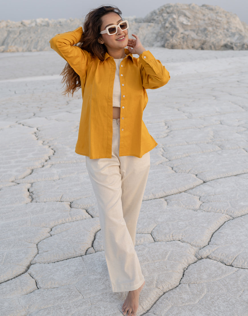 Saffron Yellow Shirt