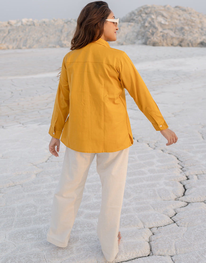 Saffron Yellow Shirt