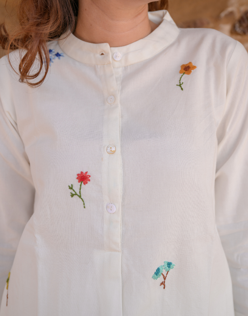 Salt White Co-ord Set