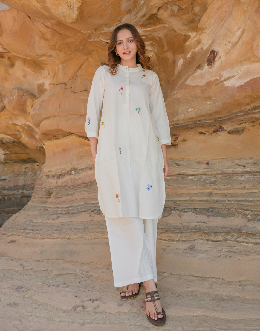 Salt White Co-ord Set