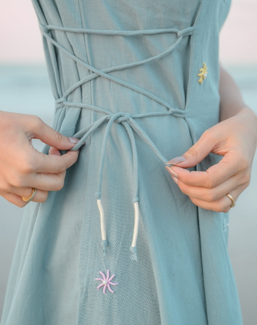 Sea Blue Dress