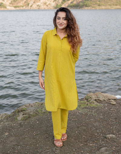 Shell Yellow Co-ord