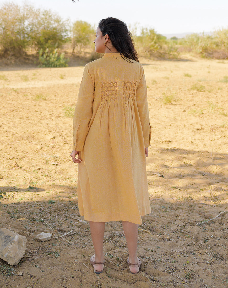 Soft Mustard Dress