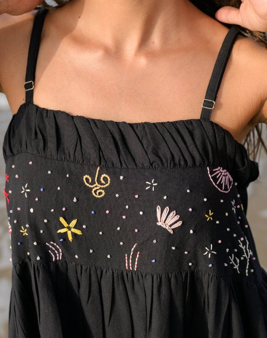 Sparkle Black Dress