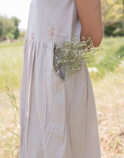 Sugar Swizzle Cream Dress