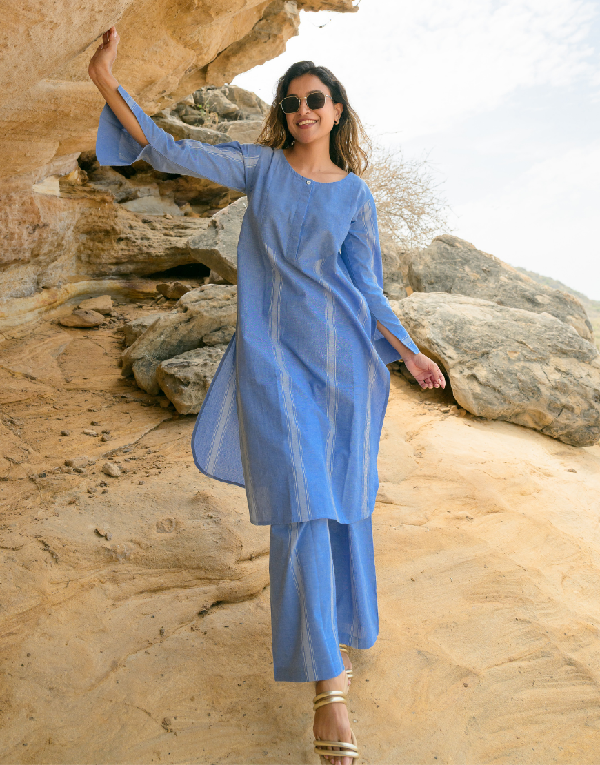 Thunder Blue Co-ord Set
