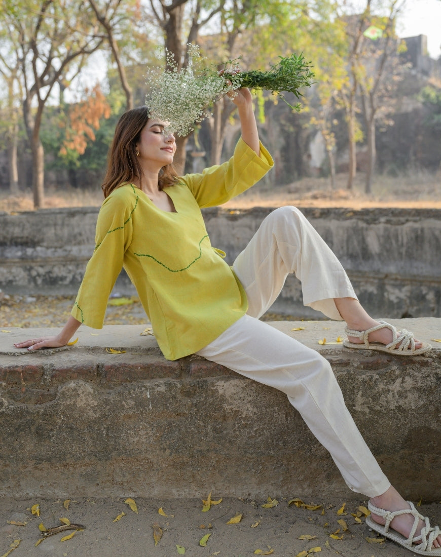 Yellow Green Top