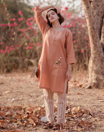 Caramel Brown Co-ord Set