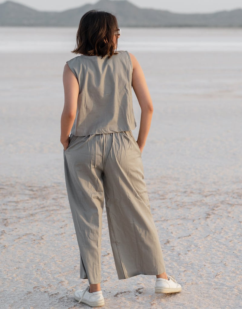 Cleo crop - grey main image 0