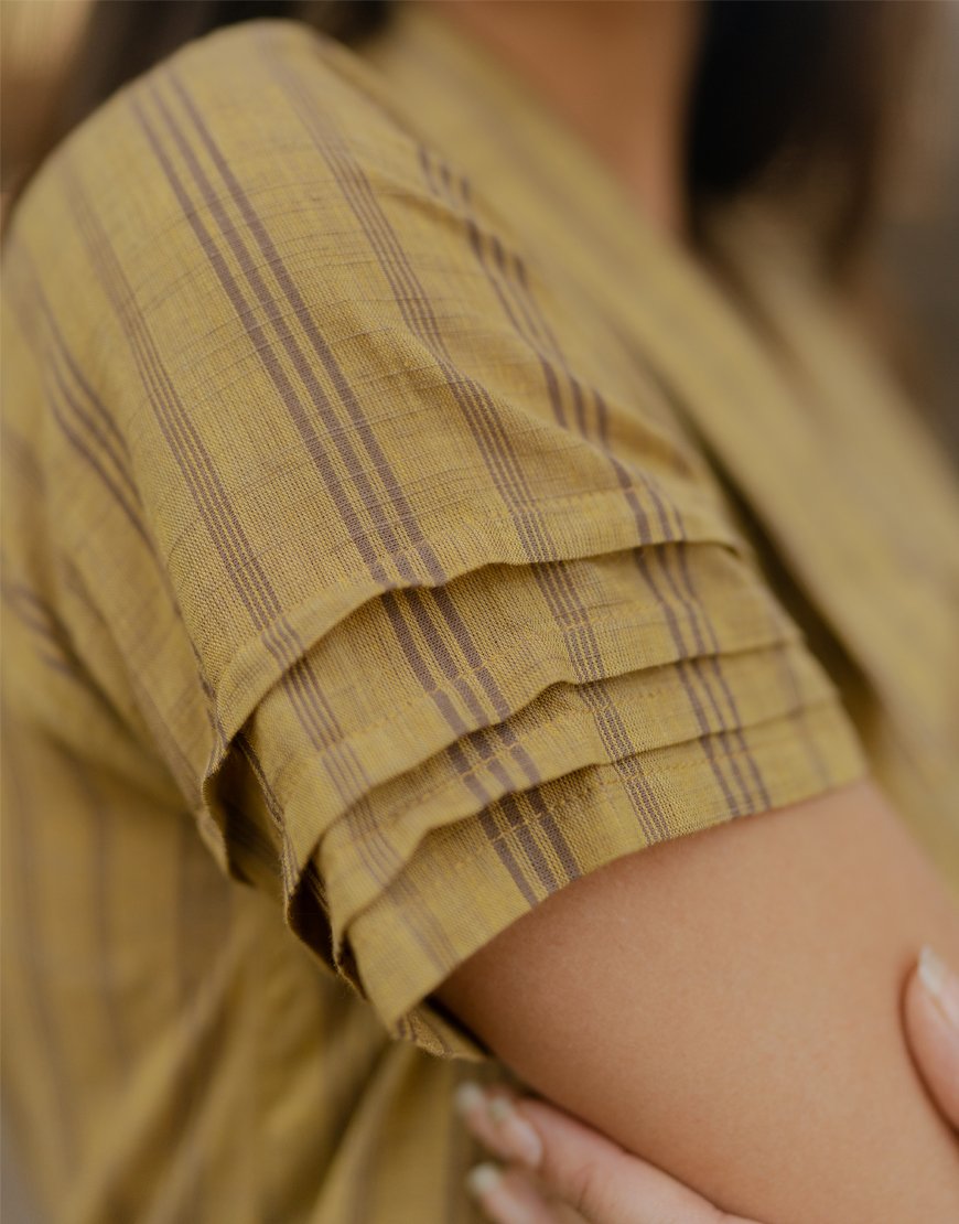 Khaki Striped Shirt